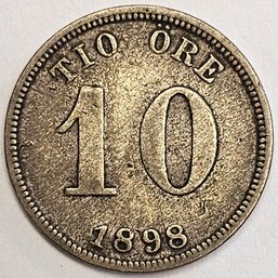 1898 Sweden 10 Ore