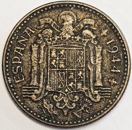 1944 Spain 1 Peseta