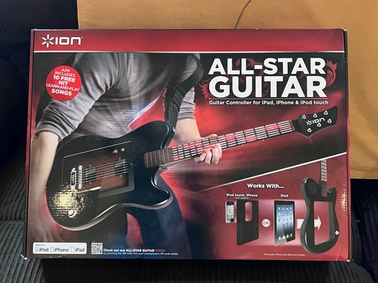 (K) ION ALL STAR GUITAR IN BOX GAME / GUITAR CONTROLLER