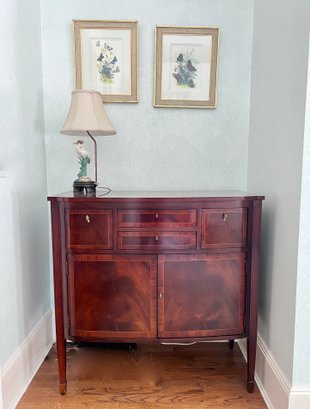 (F-3) TRADITIONAL QUALITY CHEST OF DRAWERS BY MOUNT VERNAN, HICORY CHAIR FURNITURE - 41' BY 42' BY 21'