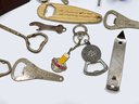 (J-1) VINTAGE LOT OF APPROX. 19 LOTS OF BOTTLE OPENERS AND BOTTLE STOPPERS