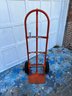 (G) STEEL HAND TRUCK, 600 LB. - BOTH TIRES ARE FLAT