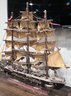 (B-2) VINTAGE WOOD GALLEON SHIP 'FRAGATA ESPANOLA, 1790 '- 24' BY 22'