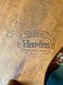 VINTAGE AMERICAN MAPLE? 'S. BENT & BROS.' ROCKING CHAIR - BOW BACK WINDSOR