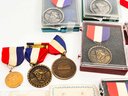 (D-28) VINTAGE LOT OF APPROX. 20 SWIMMING MEDALS