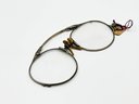 (A-11) ANTIQUE 1/10-12KTGF WIRE RIMMED GLASSES MARKED C0-WCLEAR GLASS