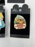 (A-15) LOT OF 6 VINTAGE 'DISNEY PINS' W/BACKINGS