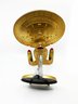 (A-30) PREOWNED GOLD 7TH. ANNIVERSARY LIMITED EDITION ENTERPRISE STAR TREK NEXT GENERATION-BOXED-WORKS