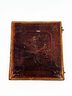 (A-42) ANTIQUE LEATHER CLASPED PHOTO FRAME / CASE WITH DAGUERREOTYPE PHOTO
