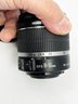 (A-47) LOT OF 2 CANON SLR LENSES-EFS 18-55MM & 80-200MM WITH LENS CAPS AS SHOWN