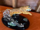 (G-11) LENOX 'RIVER OF THE TIGER' FIGURINE -  11' BY 7'