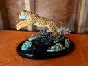 (G-11) LENOX 'RIVER OF THE TIGER' FIGURINE -  11' BY 7'
