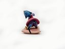 (B-28) WALT DISNEY CINDERELLA CHALK MOUSE - 'NO TIME FOR DILLY DALLY' FIGURINE IN ORIG. BOX- 5'