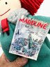 (B-56) 1992 MADELINE DOLL ON ICE SKATES - BEMELMANS, EDEN TOYS, WITH ORIGINAL TAG -14'