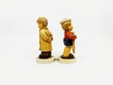 (U-87) TWO VINTAGE HUMMEL FIGURINES IN ORIGINAL BOXES - 'TOO SHY TO SING & FIRST MATE' -4'