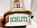 (A-2) VINTAGE 'SCHLITZ' BEER BOTTLE WALL / BAR SIGN - ELECTRIFIED, COULD NOT TEST - 16' BY 10'