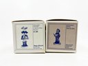(U-79) PAIR OF VINTAGE HUMMEL FIGURINES IN ORIGINAL BOXES - 'A STITCH IN TIME & SOLOIST' - 3.5'