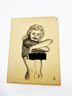 (A-73) LOT OF 4 EXOTIC CHARCOAL NUDE PRINTS-SIGNED HB - 9'X12'-SMALL TEARS-BLACKOUTS ARE NOT IN ORIGINAL