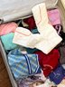 (A46) LOADED AMERICAN GIRL ZIPPERED SUITCASE FILLED WITH DOLL CLOTHES, ACCESSORIES & SHOES #2