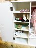 (A49) PORTABLE DRESSING CLOSET WITH ALL ACCESSORIES AND CLOTHES AS SHOWN