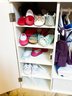 (A50) PORTABLE DOLL DRESSING CLOSET WITH ALL ACCESSORIES AND CLOTHES AS SHOWN APPROX. 23' X 8' X 20'