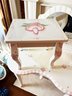 (A52) VINTAGE AMERICAN GIRL DRESSING TABLE WITH CHAIR-APPROX. 14' X 12' X 13'