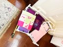 (A57) LOT OF 2 AMERICAN DOLL POSTER BEDS-WITH ACCESSORIES AS SHOWN-APPROX. 24' LONG EACH
