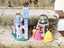 (A58) LOT OF 2 VINTAGE 'DISNEY' MUSICAL SNOW GLOBES-'SO THIS LOVE' & 'A DREAM IS A WISH YOUR HEART MAKES'