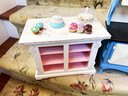 (A62) LOT OF 2 VINTAGE AMERICAN GIRL KITCHEN ITEMS-OVEN AND KITCHEN DRAWER ALL WITH ACCESSORIES AS SHOWN