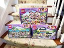 (A65) LOT OF 3 BOXES-LEGO FRIENDS-'3188, '41005 AND '3185-ALL HAVE FACTORY TAPE STILL ON THEM