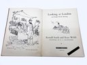 (A-81) LOT OF 2 VINTAGE BOOKS BY RONALD SEARLE-'HURRAH FOR ST TRINIANS' 1948 & 'LOOKING AT LONDON' 1953