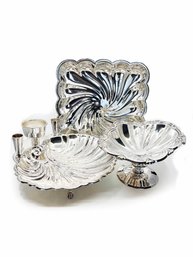 (A-27) VINTAGE LOT OF 3 SILVER PLATED ITEMS-F.B.ROGERS , SHEFFIELD AND REED & BARTON