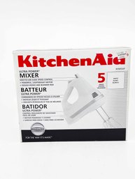 (A-30) PRE OWNED KITCHEN AID 5 SPEED HAND MIXER W/ORIGINAL BOX