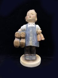 (A-122) RARE VINTAGE HUMMEL-'BOOTS' FIGURINE #143-GOEBEL GERMANY-APPROX. 6 1/2' TALL