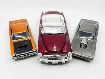 (D-38) VINTAGE LOT OF 3 COLLECTABLE CAR MODELS- 1953 BUICK SKLARK, FAST & FURIOUS & 1970 PLYMOUTH ROAD RUNNER