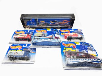(D-42) VINTAGE LOT OF 6 HOT WHEELS COLLECTABLE CAR MODELS-ALL SEALED-SEE IMAGES FOR CONTENT