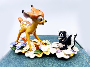 (A-140) VINTAGE WDCC FIGURINE-'BAMBI'-HE CAN CALL ME A FLOWER IF HE WANTS TO-NUMBERED & IN ORIG. BOX