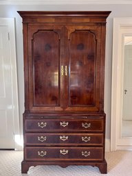 (UB-1) VINTAGE HENREDON 'ASTON COURT' FOUR DRAWER ARMOIRE - 44' BY 20'D BY 80' HIGH