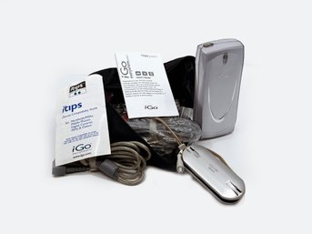 (UB-85) IGO EVERYWHERE POWER 7500 SERIES POWER CHARGER-INTERCHANGEABLE TIPS AND CASE