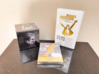 (A-104) COLLECTION OF SEALED IN BOX MICHAEL JACKSON CD'S & DVD'S - VISIONARY, VISIONS & ULTIMATE COLLECTION