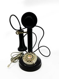 (BAS-2) REPLICA ANTIQUE ROTARY WESTERN ELECTRIC CANDLESTICK PHONE