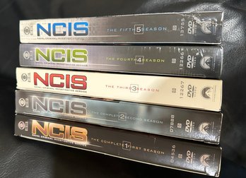 (M-22) FIVE DVD'S 'NCIS SERIES' SEASON 1-5 FIRST 3 SEASONS ARE OPEN, 4 7 5 ARE SEALED