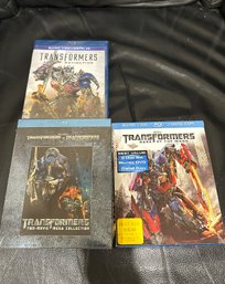 (M-34) THREE 'TRANSFORMERS' BLU-RAY DVD'S 'UNDERWORLD' 2 SEALED, 1 UNSEALED