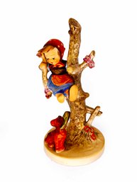 (A-3) VINTAGE HAND PAINTED HUMMEL GOEBEL FIGURINE-'OUT OF DANGER'-WEST GERMANY-APPROX. 6 1/2' TALL