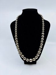 (J-7) VINTAGE STERLING SILVER 24' LONG NECKLACE-APPROX. DWT 59.9