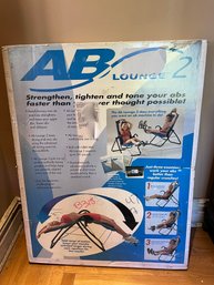 (DEN) AB LOUNGE 2 EXERCISE CRUNCHES - ABDOMINAL WORKOUT - NEW IN BOX