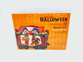 (Z-70)  DEPT 56 HALLOWEEN SNOW VILLAGE PRODUCTS-'CREEPY CLOWN CAR'  ORIGINAL  BOX