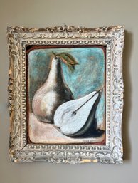 ROSARIO MURABITO (1907-1972) ORIGINAL SIGNED PAINTING 'PEAR' - FRAMED, 22' BY 25'