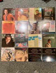 (Rec. 8) COLLECTION OF 16 ASSORTED LP VINYL RECORDS, All Sealed - ANDY WILLIAMS, JERRY VALE, PIANO CONCERTOS
