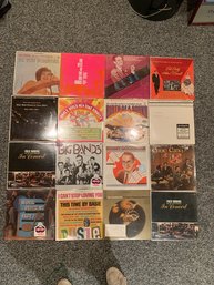 (Rec. 15) COLLECTION OF 16 ASSORTED LP VINYL RECORDS, ALL Sealed -COUNT BASIE, EDDIE CANTOR, BIG BANDS